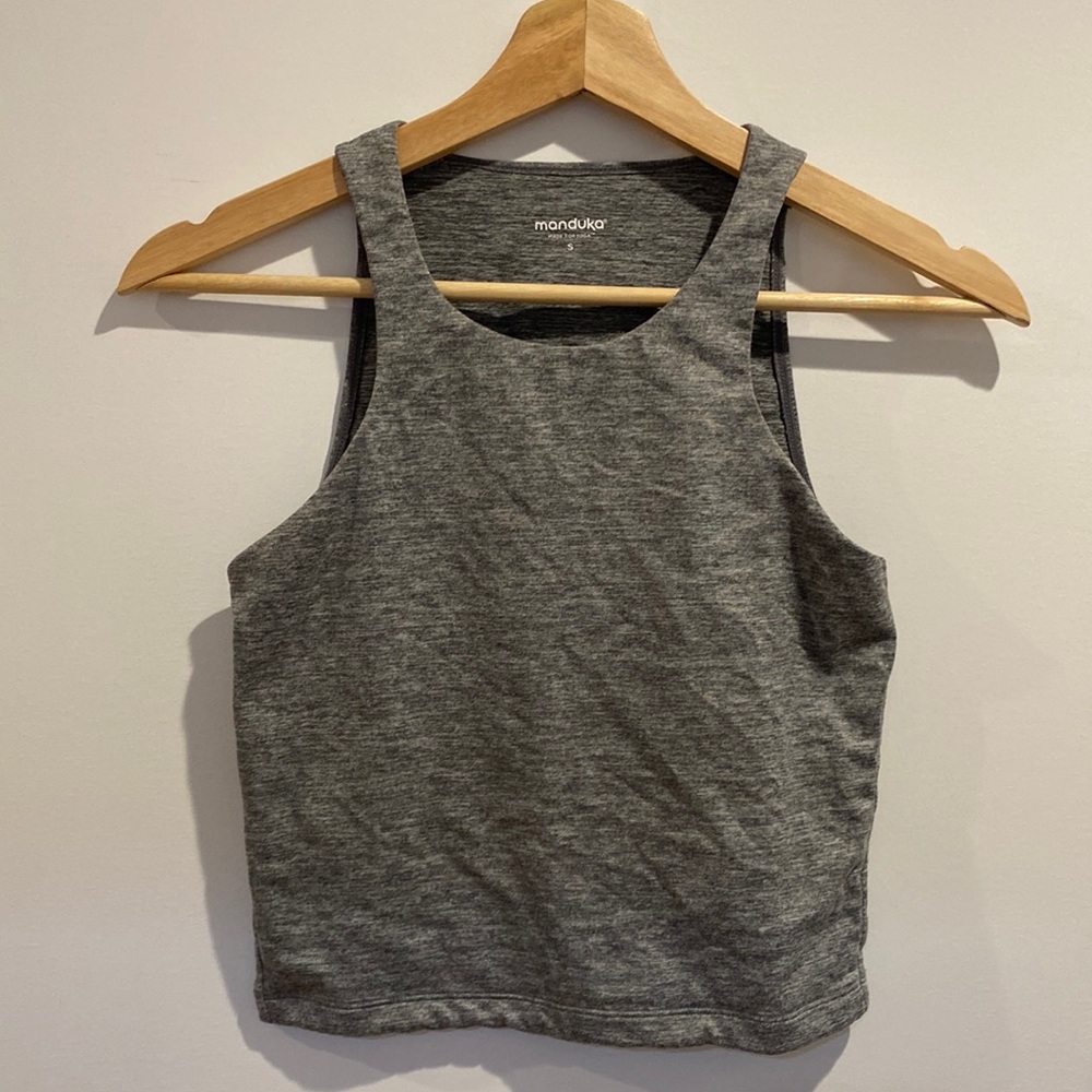 Manduka yoga workout crop top